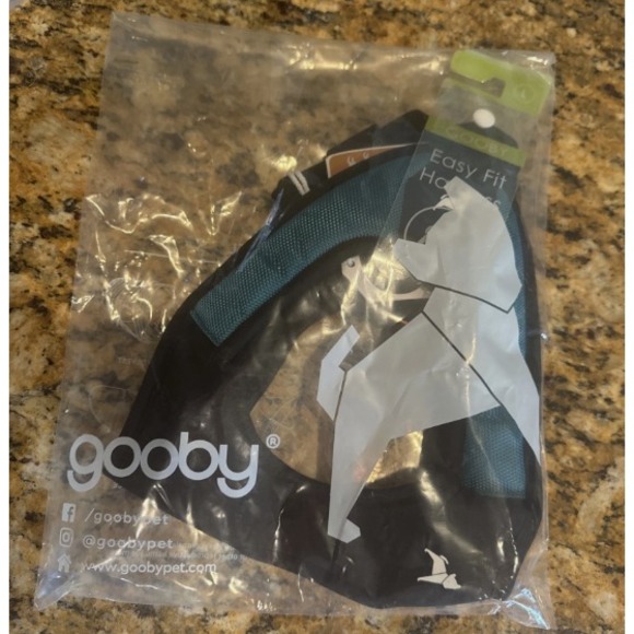 No-Pull‎ Dog Harness - Gooby Escape Free, Easy Fit Harness, Turquoise, Large USA - Picture 5 of 6